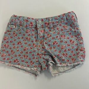 Polo Denim Floral Cutoffs - size 6